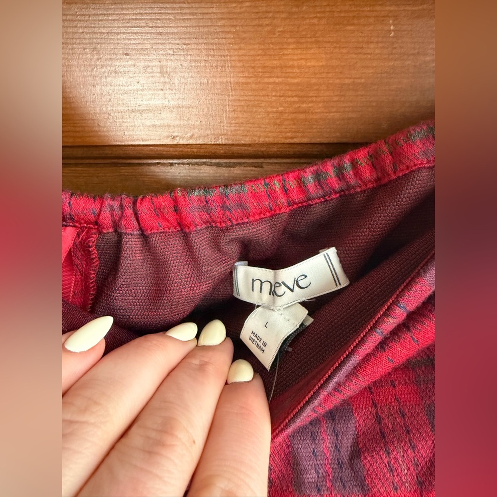 Anthropologie by Maeve Tartan Plaid Strapless Top - Picture 5 of 8